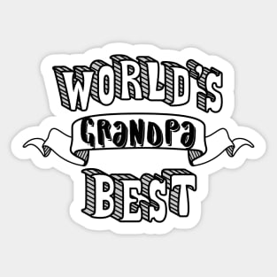 World's Best Grandpa Sticker